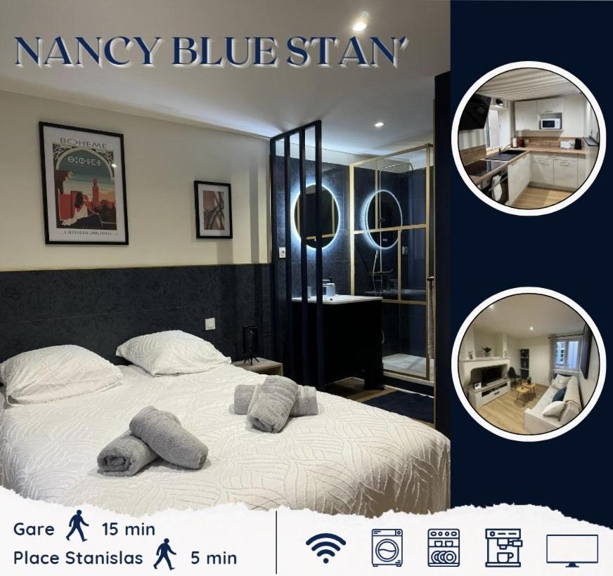 Nancy Blue Stan Apartment Bagian luar foto